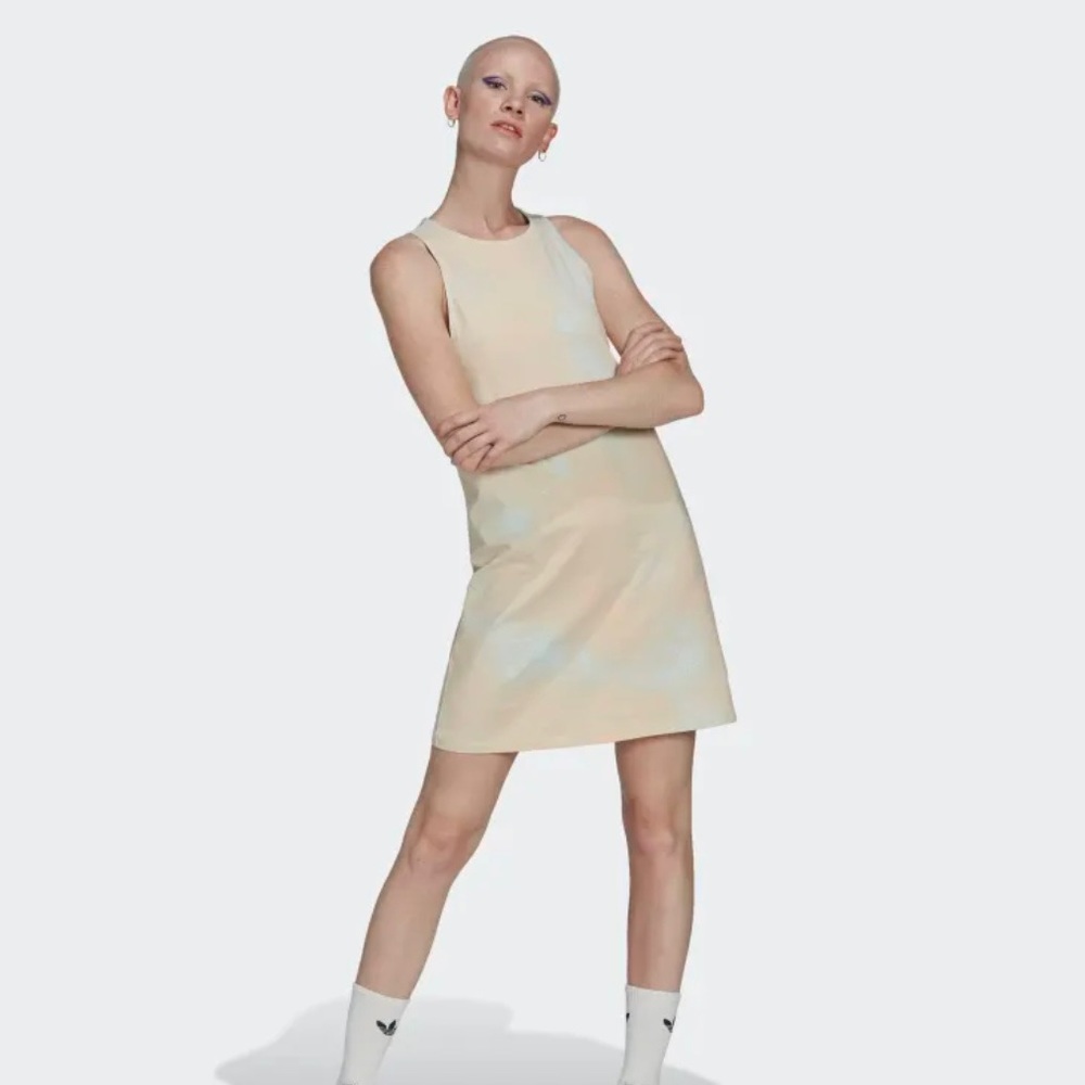 Adidas Originals ALLOVER PRINT TANK DRESS size S NWT‎
